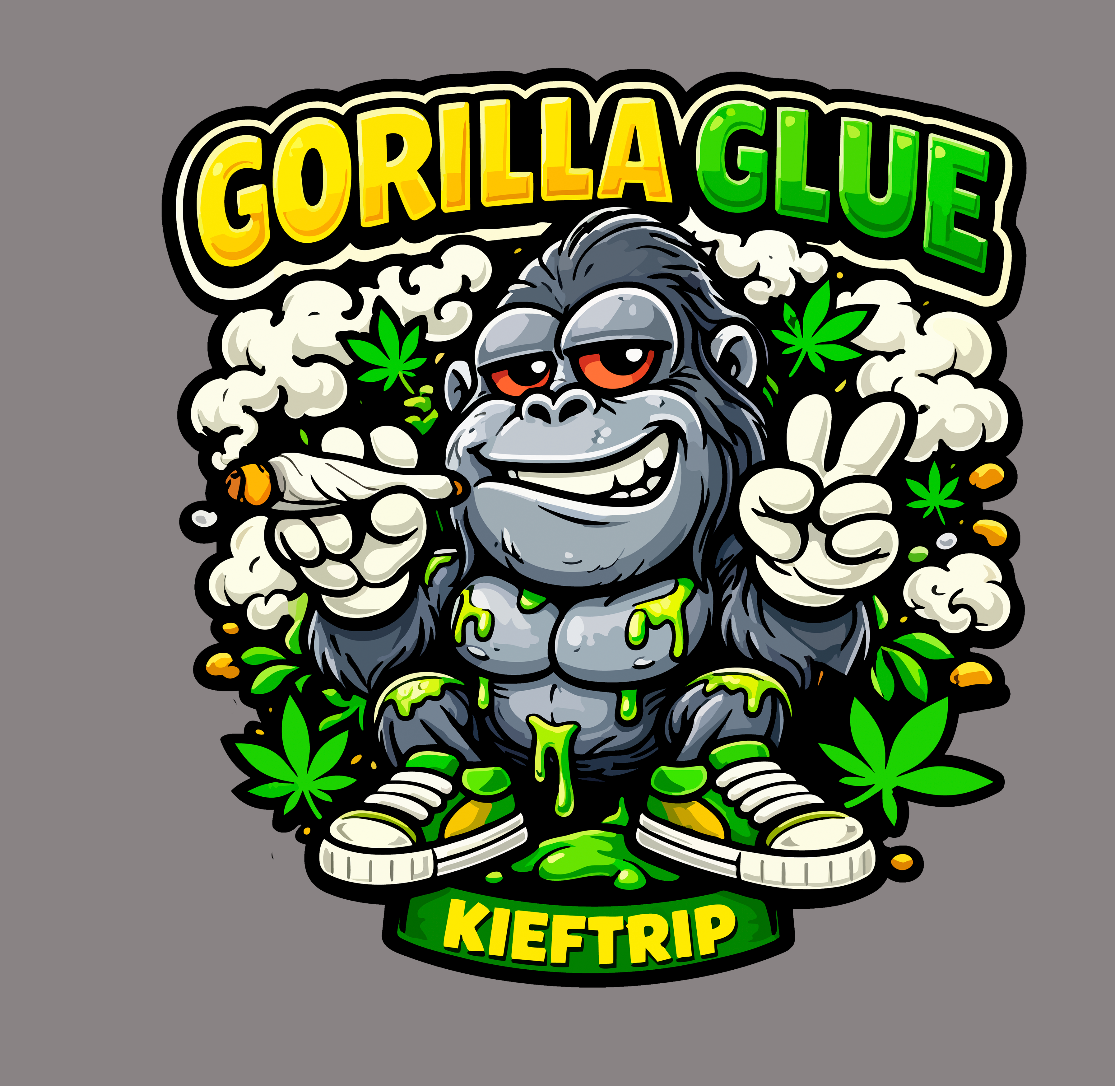 Sticker Gorilla Glue