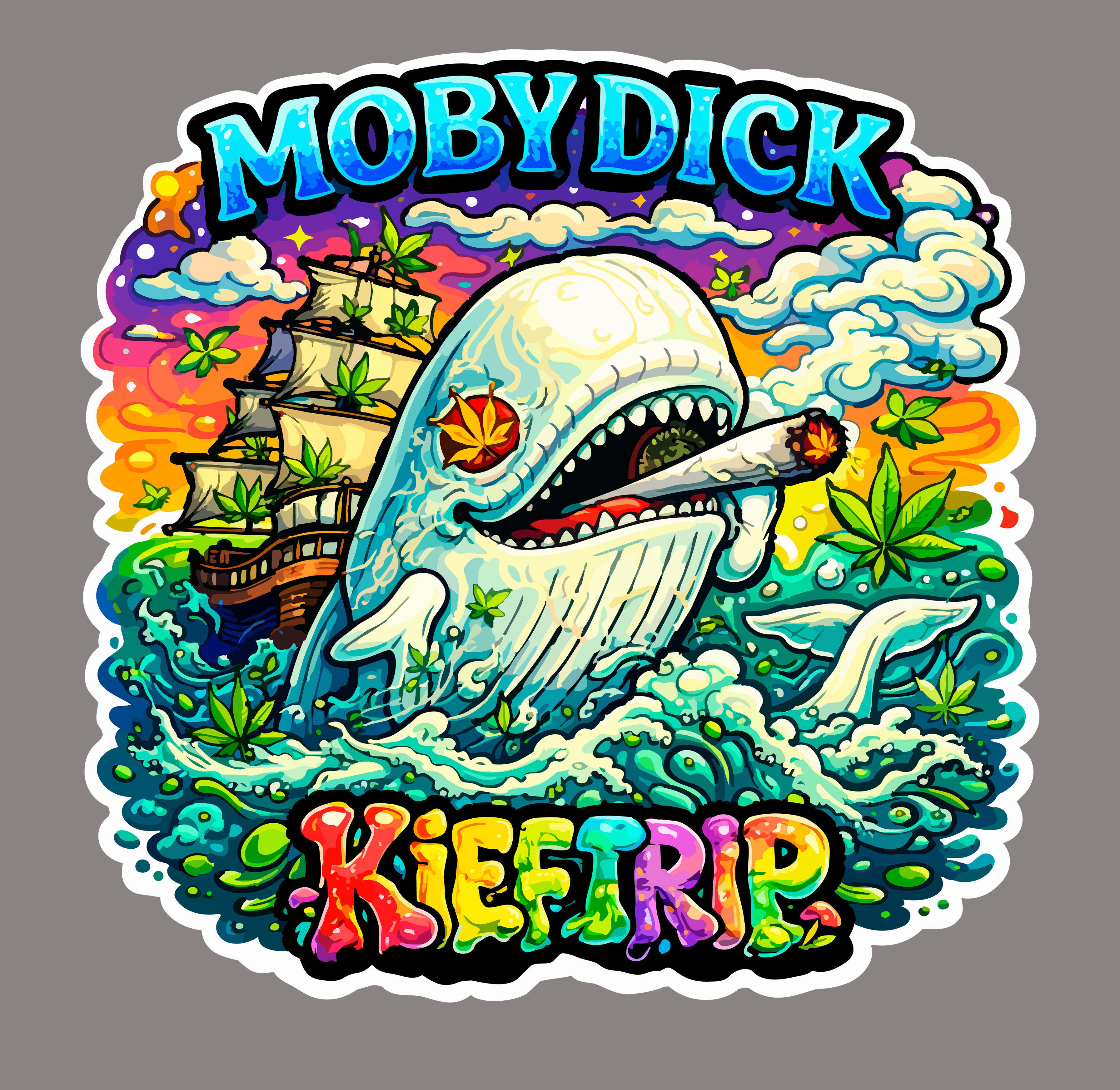 Sticker Moby Dick