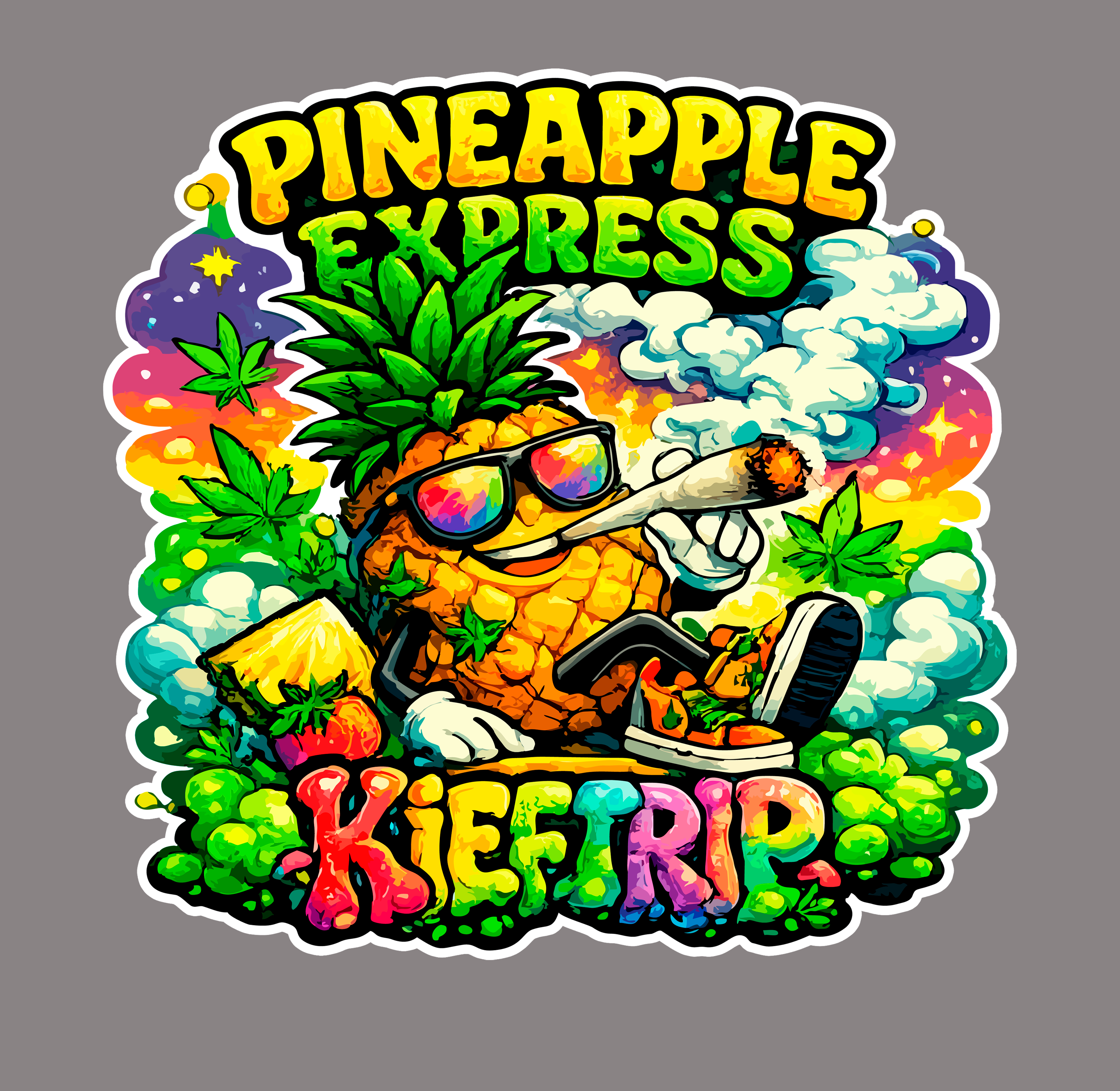 Sticker Pineapple Express – KIEFTRIP