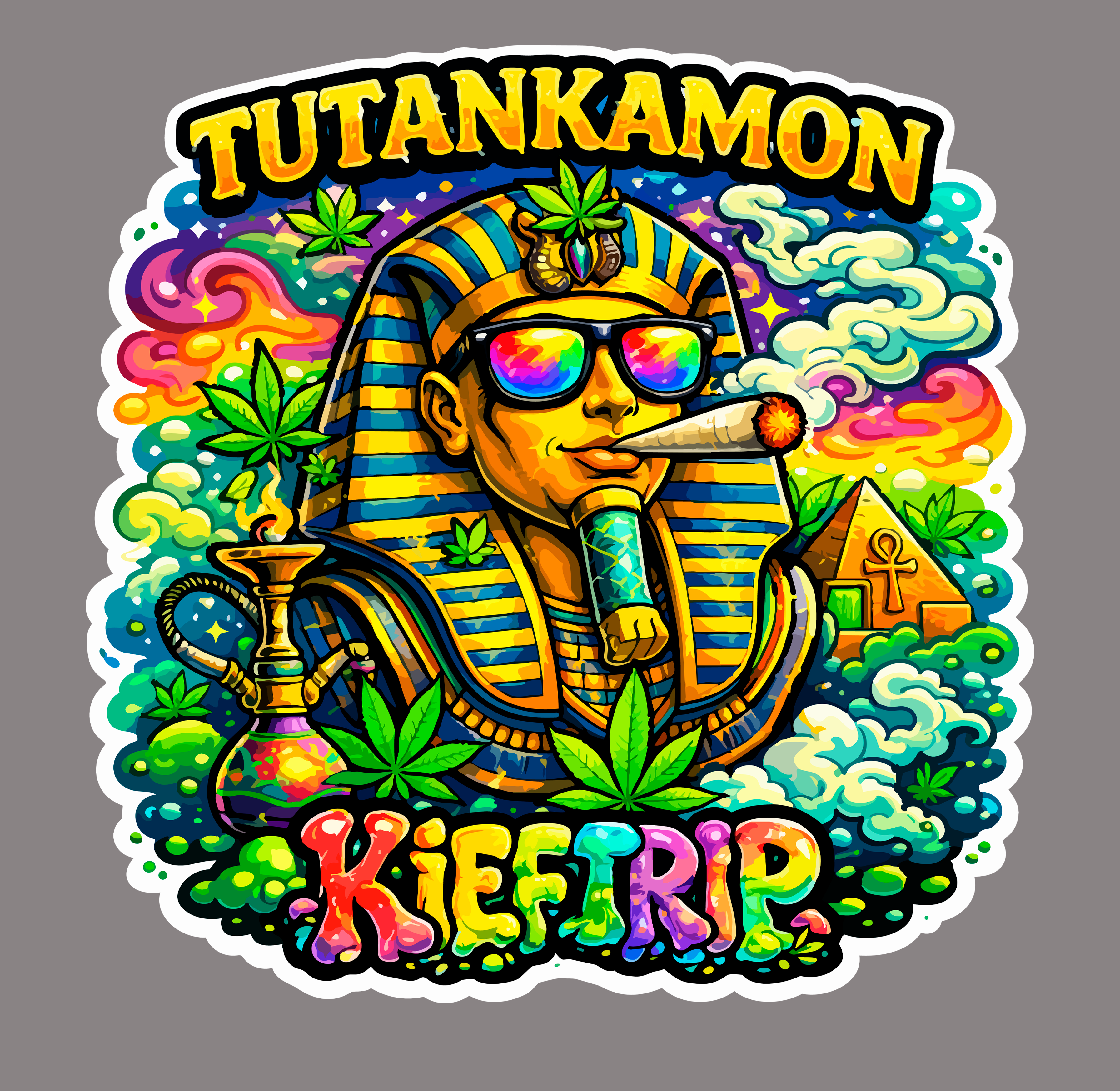 Sticker Tutankamon