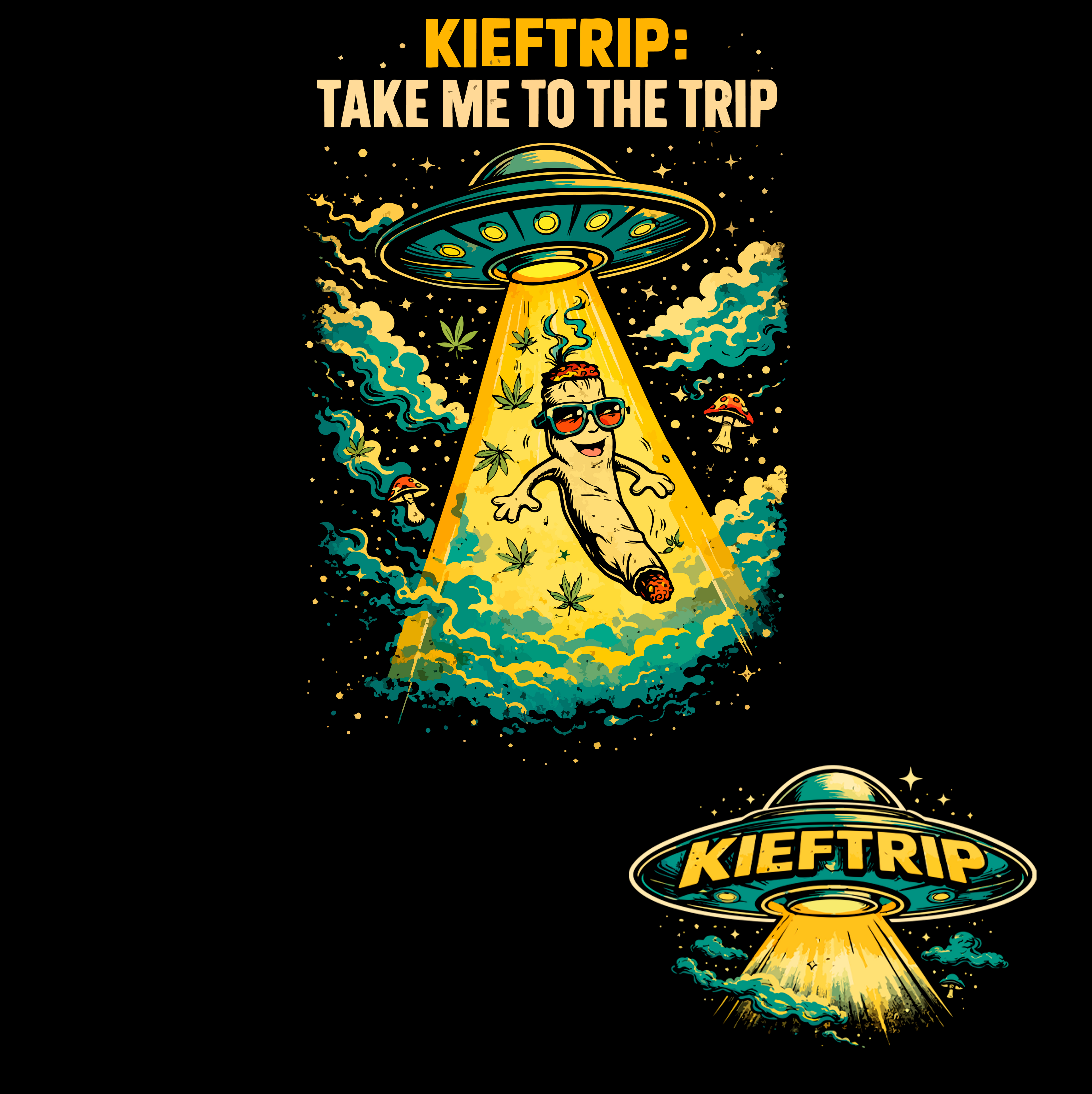 KIEFTRIP Take Me To The Trip Oversize Hoodie